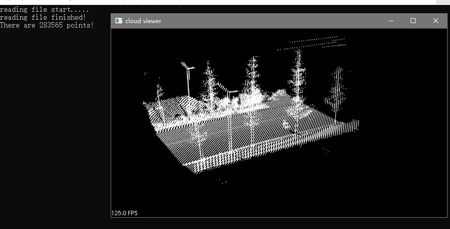 txt点云读取结果